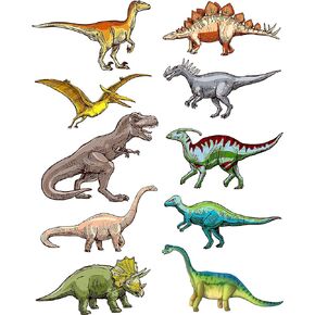 40 Pieces Dinosaur Cutouts Dinosaur Classroom Decorations Dinosaur Wall Decals Bulletin Board Set for Kids Birthday Present, Dinosaur Party School Playroom