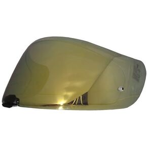 HJC Helmet Shield / Visor HJ-20M(Gold, Silver, Blue) For FG-17, IS-17, RPHA ST helmets, Bike Racing Motorcycle Helmet Accessories - Made in Korea (Gold)