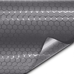 VViViD+ Hexagon Frosted Window Film Privacy Vinyl (3ft x 5ft)