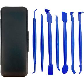 CARTINTS Auto Vinyl Tools Kit for Wrapping Details, 8 in1 Car Tint Film Kit, Car Wrapping Squeegee with Plastic Storage Box, Good for Wrapping Edge and Corners