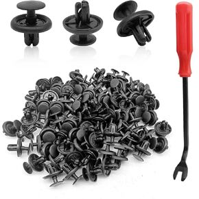 120 PCS Engine Splash Shield Fender Liner Trunk Lid Trim Under Cover Push-in Style Retainer Clip Compatible with Toyota Lexus Camry Corolla Body Clips Replace 90467-07201
