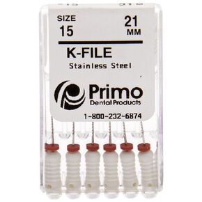 EFK2108 K-File, 21 mm, 08 (Pack of 6)