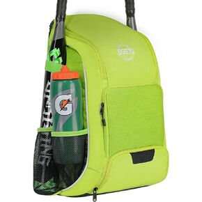 EIGEETO Baseball & Softball Backpack Equipment Bag | Youth & Adult | Multiple Colors
