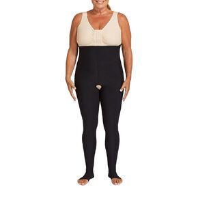 MARENA Lipedema Post-Surgical Girdle with FlexFit Comfort Ankle™ | 17-20 mmHg | Womens Sizing - Style No. LGLFW