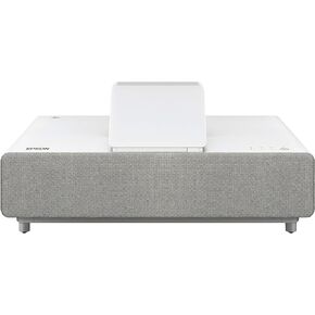 Epson EpiqVision Ultra LS500 Laser Ultra Short Throw Projector, 4000 lumens, 4K PRO-UHD, HDR, Android TV, Google Assistant, HDMI 2.0, built-in speakers – White (Renewed)