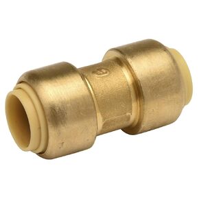 Zurn QQZBC23G Z-Bite Reducing Coupling, 3/8" Push Connection x 1/2" Push Connection, X-Large Brass, Copper (Pack of 1)