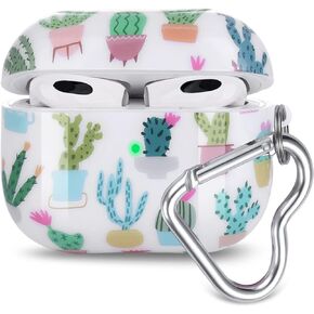 Olytop for Cute Glitter Airpods 3 Gen Case with Cleaner Pen, Shell Pattern Airpods 3rd Generation Cover Protective Skin Girl Women with Luxury Pearl Keychain for Apple iPod 3rd Gen - Black