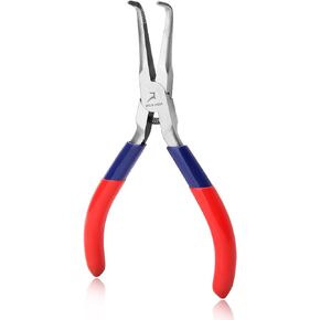 Flat Nose Pliers Duck Bill Precision Pliers Smooth Jaw Pliers Jewelry Smooth Jaw Repairing Tools Wire Bending Straightening Pliers For Jewelry Making Bending Wire And Small Object Gripping