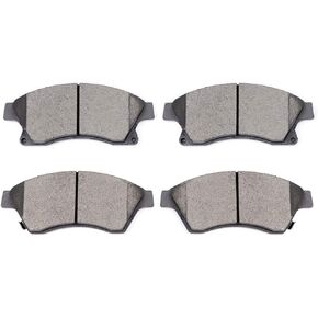 SCITOO Ceramic Brake Pads, 4pcs Front Brake Pads Brakes Kits fit for 2011-2015 for Chevrolet Cruze,2016 for Chevrolet Cruze Limited,2012-2017 for Chevrolet Sonic