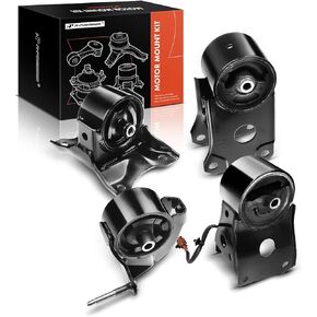 A-Premium 4PCS Engine Motor Mount and Transmission Mount Set Compatible with Nissan Maxima 1995-2001 V6 3.0L, Automatic Transmission, Replace# 112702Y011, 1121031U02