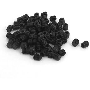 uxcell 8#-32x3/16inch Hex Socket Set Cap Point Grub Screws 100pcs