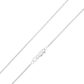Ioka - REAL Solid 14K Gold 1.1mm Wheat Chain Necklace with Lobster Clasp in Yellow & White Gold | Dainty Layering necklaces