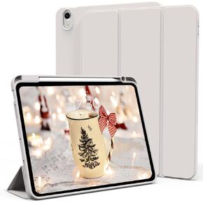 kenke Case for iPad Air 11-inch M2 (2024), iPad Air 5th/4th Generation (2022/2020) 10.9-inch, Auto Sleep/Wake Slim Trifold Stand Case with Pencil Holder, Soft TPU Smart Back Cover, Black