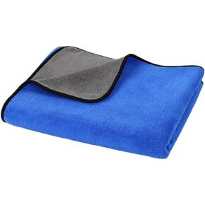 Microfiber Drying Towel for Car - 20'' x 40'' (400GSM) - Extra Large Drying Towel Car Drying Cloth Towel Super Absorbent Scratch Free Lint Free 50CM*100CM