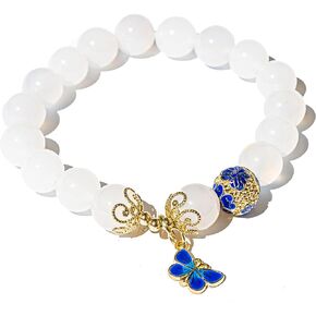 Conscious Items - Crystal Bracelet - Mens Beaded Bracelets Jewelry - Bracelet for Women - Chakra Stone Bracelets - Triple Protection Bracelet