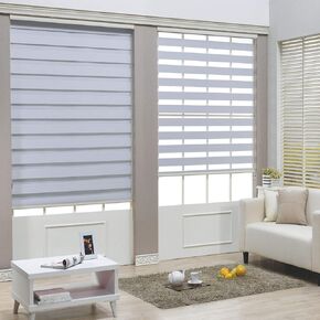 HTTMT- Roller Shade Blind 4'W x 6'L Roll up w/Crank for Deck Porch Balcony Patio Light Filter [P/N: ET-KLB-HT4*6-Beige]