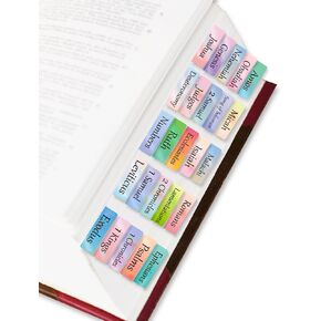 STARLIBOO- علامات تبويب الكتاب المقدس، علامات تبويب الكتاب المقدس مغلفة للنساء والرجال، موضوع ملون ثلاثي الأبعاد، ملصقات مطبوعة كبيرة الحجم/سهلة القراءة، علامات تبويب الكتاب المقدس لدراسة الكتاب المقدس، علامات تبويب فهرس الكتاب المقدس، علامات تبويب كتب ال in Kuwait