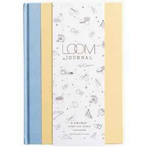 Promptly Journals, Our Connection Journal: An Exploration for Two Siblings (Banana, Yellow, Linen/Leatherette) | Kids Journal | Journal for Brothers and Sisters | Sibling Relationship Book