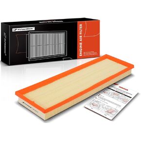 A-Premium Engine Air Filter Compatible with Volkswagen Beetle, Golf, Jetta, Passat, Rabbit, 2005-2015, L5 2.5L, Flexible Panel, Replace# 07K129620
