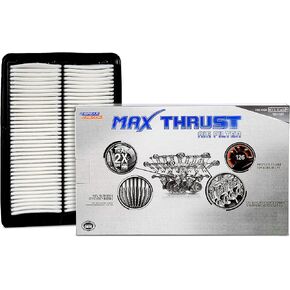 Spearhead Max Thrust Performance Engine Air Filter For All Mileage Vehicles - Increases Power & Improves Acceleration (MT-858)