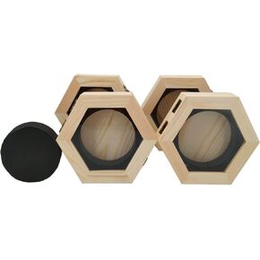 حافظة عرض الهوكي، حامل عفريت الهوكي 4 عبوات، حامل حافظة عفريت عرض حامل (خشب) in Kuwait