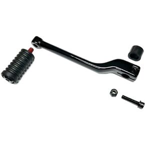 Ultra Black Heel Toe Road Shifter Lever Electra 1984-2023 Harley Limited Touring Street Motorcycle Glide S TK Trike Foot CVO Shift Classic Shaft 33600345 Davidson Mounting Hardware King Shifting FLH