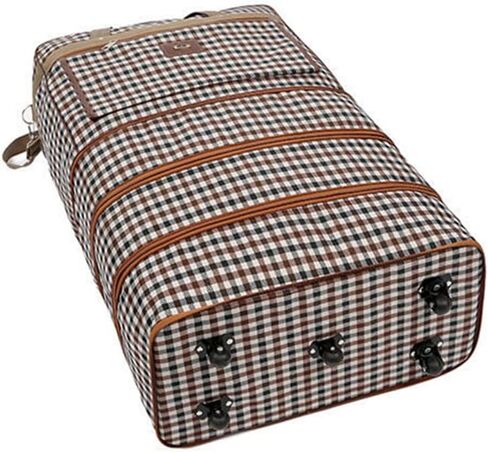 Expandable Extra Large Travel Nylon Duffel Bag with Wheels Waterproof Lightweight Travelling Foldable Suitcase in Saudi Arabia