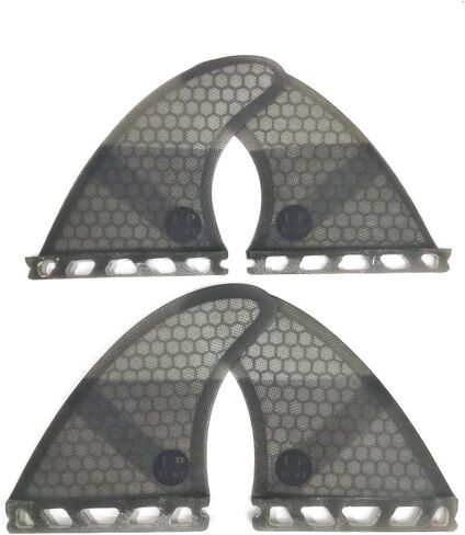 UPSURF Surfboard fins K2.1 Single Tab Quad 4fins زعانف ركوب الأمواج اختر اللون in Kuwait