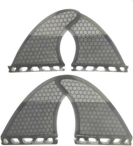 UPSURF Surfboard fins K2.1 Single Tab Quad 4fins زعانف ركوب الأمواج اختر اللون in Kuwait