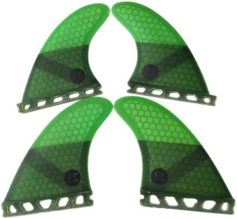 UPSURF Surfboard fins K2.1 Single Tab Quad 4fins زعانف ركوب الأمواج اختر اللون in Kuwait