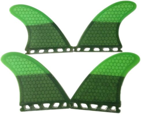UPSURF Surfboard fins K2.1 Single Tab Quad 4fins زعانف ركوب الأمواج اختر اللون in Kuwait