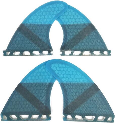 UPSURF Surfboard fins K2.1 Single Tab Quad 4fins Surfing fins Choose Color in Kuwait