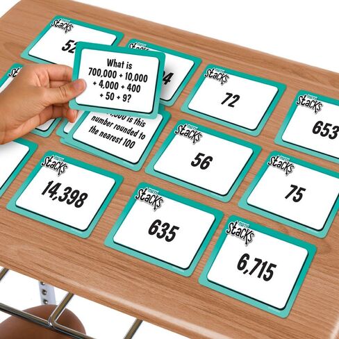 EAI Education Math Stacks Place Value to Millions Game: Grades 3-5 in Saudi Arabia