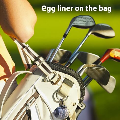 Birdle79 Golf Club Bag Accessory-Egg Liner- Golf Ball Holder-Attaches to Golf Club Bag - Create Your Lines Anytime -Reduces Putting Strokes by 3 - Premium Gift Box+ 1ea Golf Ball+3ea Marker in Saudi Arabia