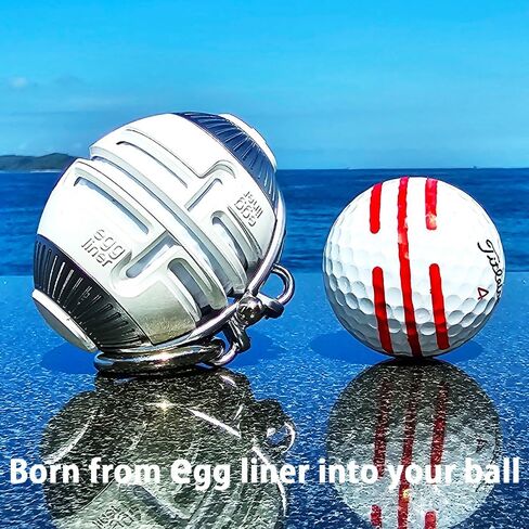 Birdle79 Golf Club Bag Accessory-Egg Liner- Golf Ball Holder-Attaches to Golf Club Bag - Create Your Lines Anytime -Reduces Putting Strokes by 3 - Premium Gift Box+ 1ea Golf Ball+3ea Marker in Saudi Arabia
