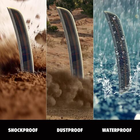 Somusen LED ضوء علامة جانبية متوافق مع دودج تشارجر 2015-2022 عدسة مدخنة مجموعة مصابيح إشارة أمامية وخلفية حمراء كهرمانية، استبدل 68214405AA 68214404AA 68214127AA in Kuwait