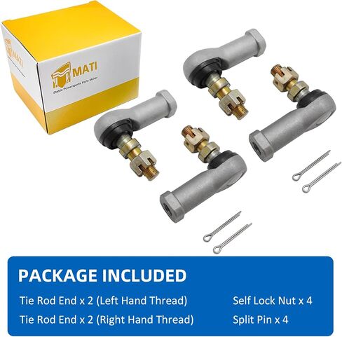 Tie Rod End Kit Left & Right Compatible with Honda Pilot/FourTrax/Recon/Rancher/Foreman/Rincon/FL400R/200/250/300/350/400/420/450/500/520/650/680 in Saudi Arabia