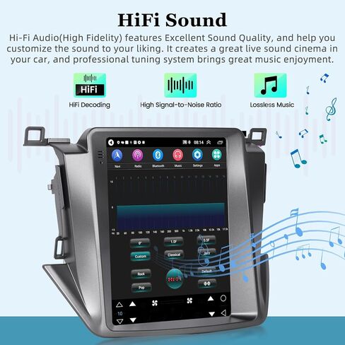 [2+64G] for Toyota RAV4 2013-2018 Car Radio with Wireless Carplay and Android Auto - 9.7 Inch Vertical Touchscreen Android 13 Car Stereo - Hi-Fi/WiFi/GPS/SWC + AHD Backup Camera in Saudi Arabia