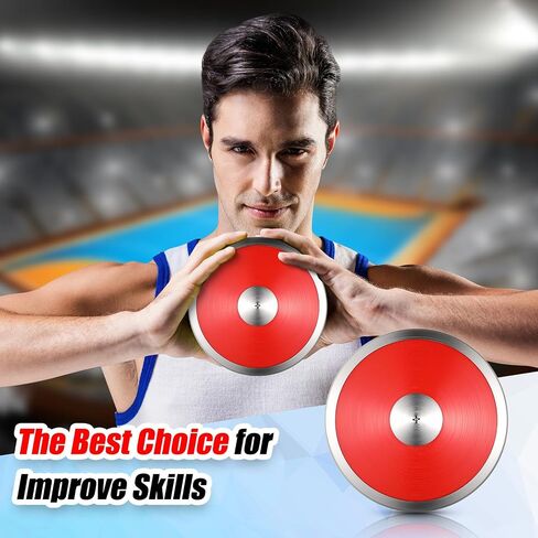 4 Pcs 1 kg Sports Training Discus Boys Girls Discus Track and Field Discuses Track and Field Training Equipment for High School and College Throwers Practice and Competition in Kuwait