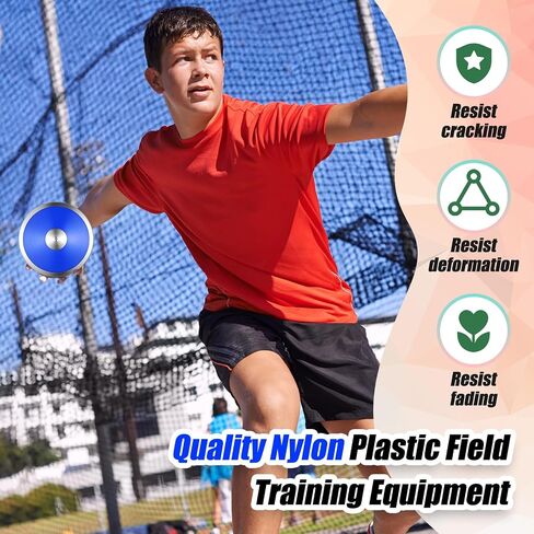 4 Pcs 1 kg Sports Training Discus Boys Girls Discus Track and Field Discuses Track and Field Training Equipment for High School and College Throwers Practice and Competition in Kuwait