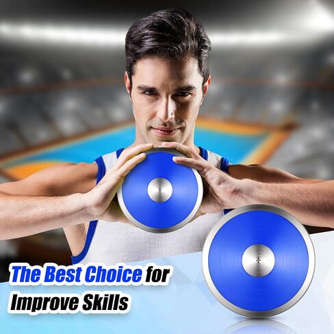 4 Pcs 1 kg Sports Training Discus Boys Girls Discus Track and Field Discuses Track and Field Training Equipment for High School and College Throwers Practice and Competition in Kuwait