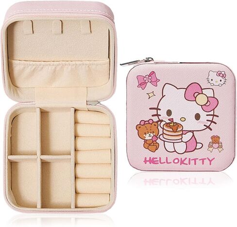 Small Travel Jewelry Case, Cute PU Leather Jewellery Box, Ring BoxNecklace Organizer, Gifts for Women in Saudi Arabia