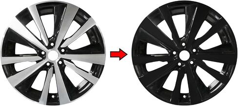 SlickMod Chrome Delete Blackout Vinyl Overlay for 2019-2022 Nissan Altima 19inch Wheel Rims (Gloss Black) in Kuwait