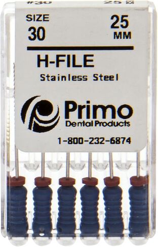 مبرد هيدستورم من بريمو لطب الأسنان EFH2510، مقاس 25 مم، 100، عبوة من 6 قطع in Kuwait