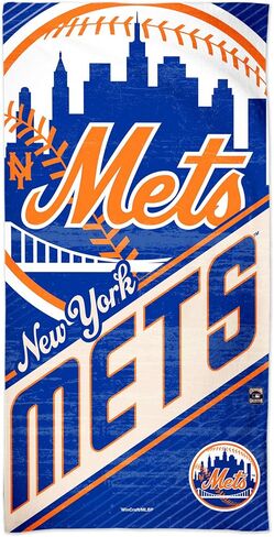 منشفة شاطئ WinCraft MLB New York Mets New York Mets Cooperstown Spectra للشاطئ مقاس 30 بوصة × 60 بوصة، متعددة الألوان، غير متوفر in Saudi Arabia