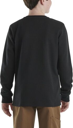 Carhartt Boys' Long Sleeve Henley Thermal Pocket T-Shirt in Saudi Arabia