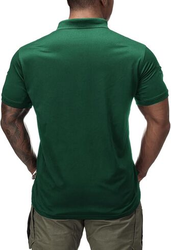 IDOGEAR Tactical Polo Shirt Short Sleeve Quick Dry Golf Shirts Regular Fit T-Shirt with Moisture-Wicking in Saudi Arabia