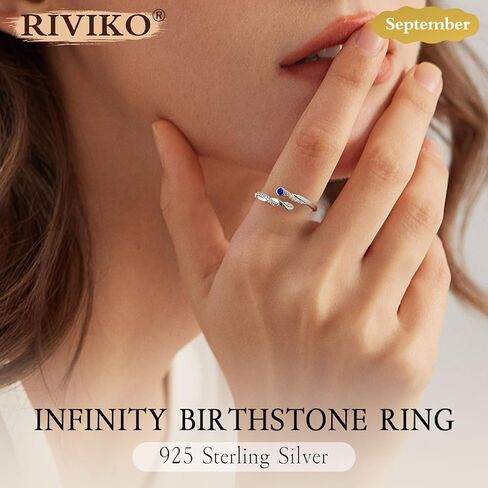 RIVIKO إنفينيتي القلب رمز قلادة سوار حلقة مجموعة للنساء 925 الفضة الاسترليني الحب القلب قلادة عيد الحب عيد الأم الذكرى السنوية عيد الميلاد مجوهرات هدايا للنساء أمي زوجة in Kuwait