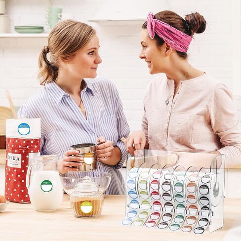 Label Dispenser Label Stickers Set Includes 1 Adjustable Label Dispenser 7000 Pcs Day of The Week Labels Acrylic Sticker Dispenser Round Stickers for Holding Sticker Label Office Home in Saudi Arabia