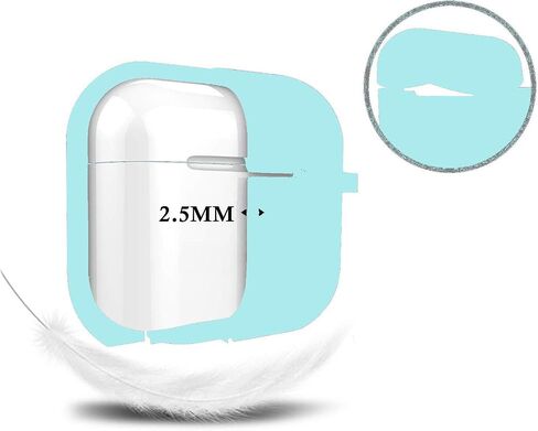 غطاء حماية لحافظة شحن Airpods Pro، حافظة Air Pods من السيليكون الأحدث مع مجموعة سلسلة مفاتيح ناعمة لطيفة على شكل كرة بوم بوم (أ، وردي) in Kuwait